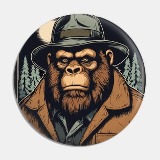 Detective Sasquatch Pin