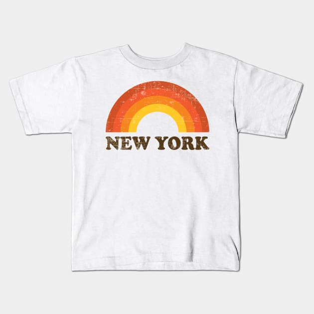 Graphic T-shirt - White/New York - Kids