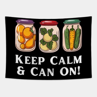 Keep Calm And Can On Tapestry