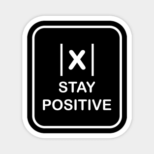 stay positive with absolute value Magnet