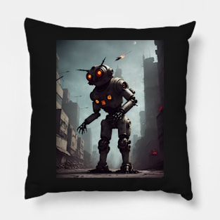 Sci-fi robotic bunny Pillow