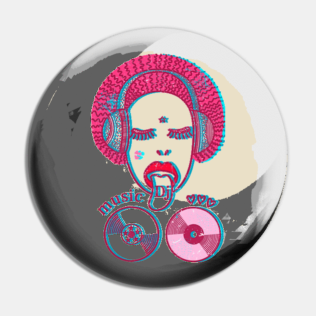 DJ Trippy Pin by Go go