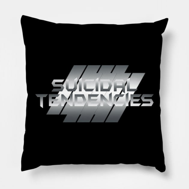 Metallic illustration Suicidal Tendencies Pillow by theStickMan_Official