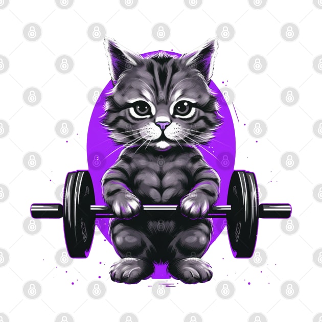 Gym Cat by Fresh! Printsss ™