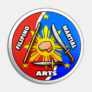 Filipino Martial Arts Logo (Yin-Yang style) Pin