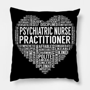 Psychiatric Nurse Practitioner Heart Pillow