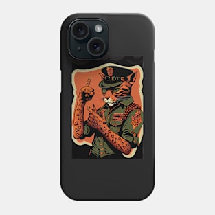 Cat Soldier Phone Case