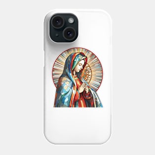 Virgen Mary in Prayer Phone Case