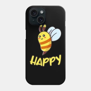 Bee Happy Funny Bee Beekeeper Gift Phone Case