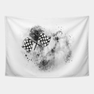 Racing .Checkered flag Tapestry