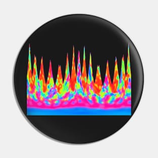 Magic Rainbow Mountains Pin