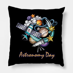 Astronomy Day Pillow