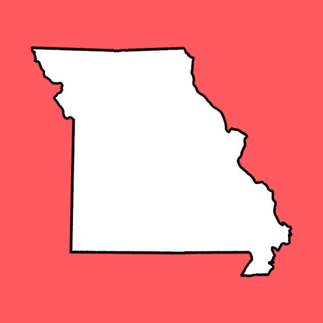 Missouri - Blank Outline by loudestkitten