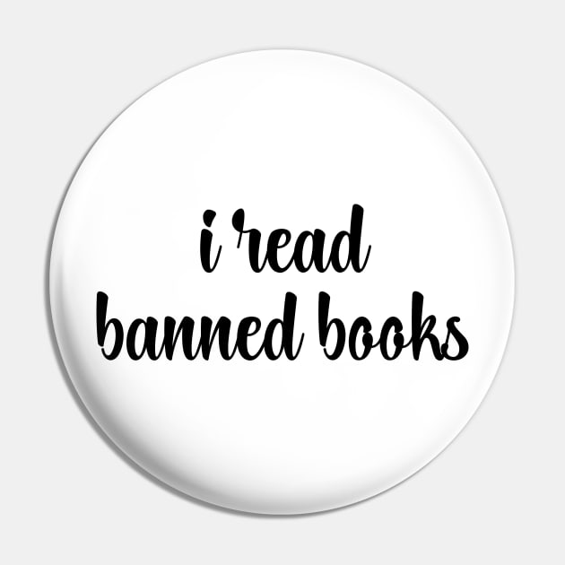 I Read Banned Books Pin by Xtian Dela ✅