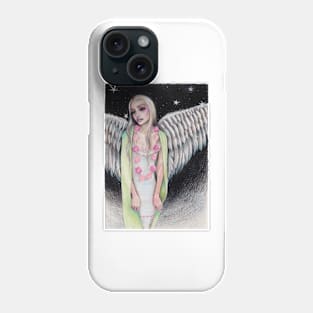 Angel Original Art Illustration Kim Turner Art Phone Case