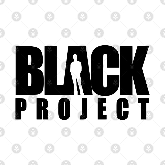 BLACK PROJECT BLACK LOGO by CrazyPencilComics