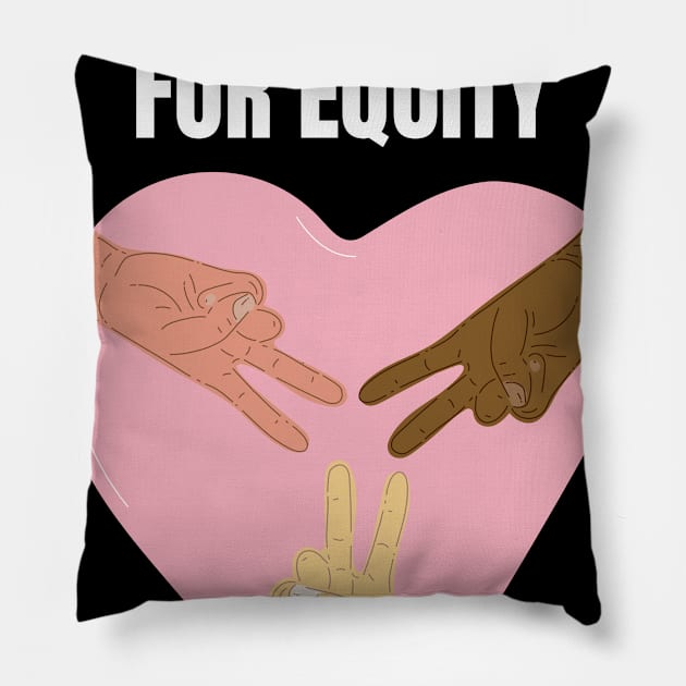 I Wish For Equity Pillow by Conundrum Cracker