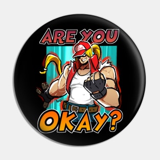 Terry Bogard T-shirt (Are you ok?) Pin