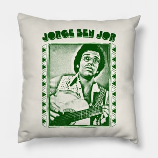 Jorge Ben Jor \\ Retro Original Fan Art Design Pillow