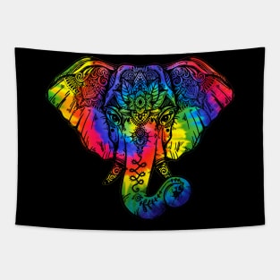 Mandala Tie dye Elephant Tank Top Tapestry