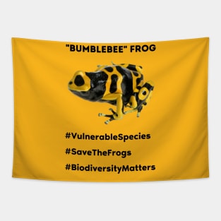 "Bumblebee" Frog Tapestry