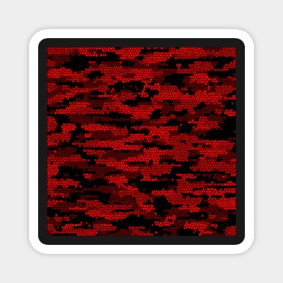 Camo Pattern - Red Magnet