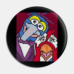 POXELART - Gonzo And Camilla The Chicken From The Muppets Pin