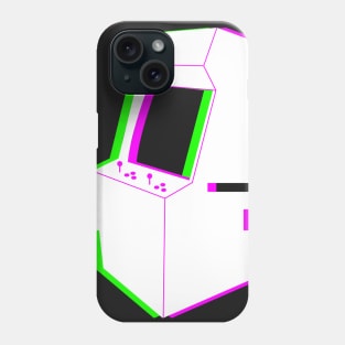 Retro Glitch Arcade Machine Phone Case