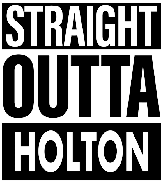 Holton Name Straight Outta Holton Kids T-Shirt by ThanhNga