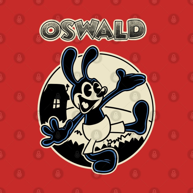 Oswald The Lucky Rabbit Keep Walking 1927 by asterami