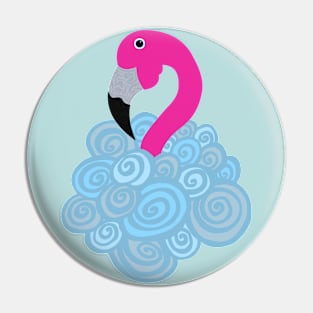 The Flamingo of the Sky Pin