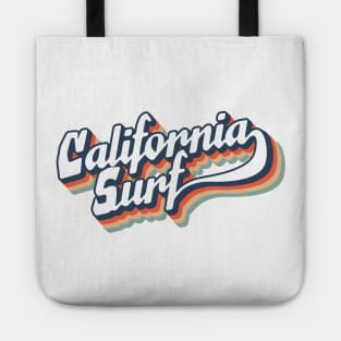 Retro California Surf typography Tote