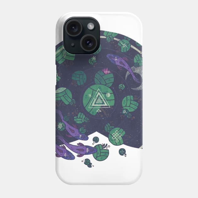 Amongst the Lilypads Phone Case by againstbound