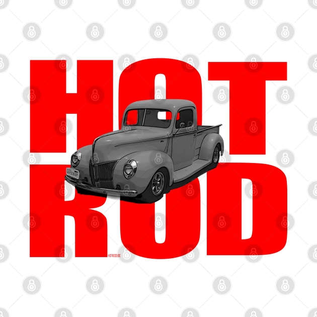 1940 Ford Pickup Truck Hot Rod by hotroddude