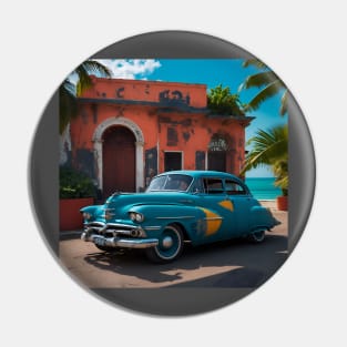 Cuban car Pin