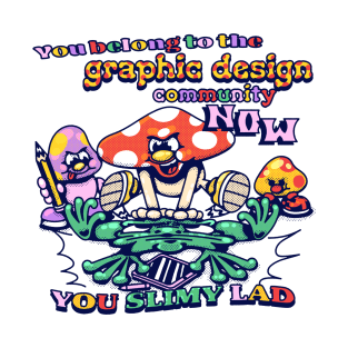 Graphic Design Frog T-Shirt