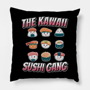 The Kawaii Sushi Gang - Super Cute Kawaii Pillow