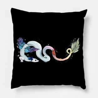 Rainbow Serpent Pillow