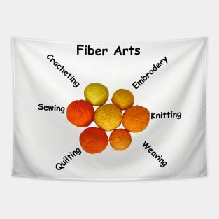 Fiber Arts Yarn Balls Tapestry