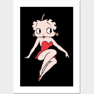 Poster BETTY BOOP - flowers | Wall Art, Gifts & Merchandise | UKposters
