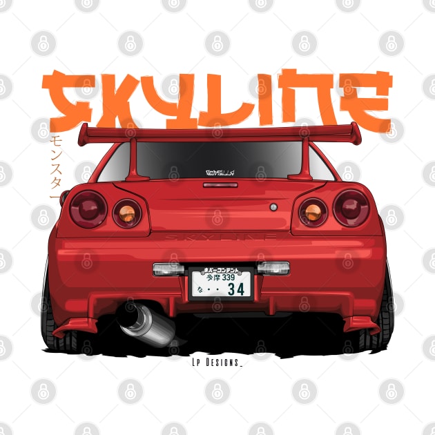 Skyline R34 by LpDesigns_