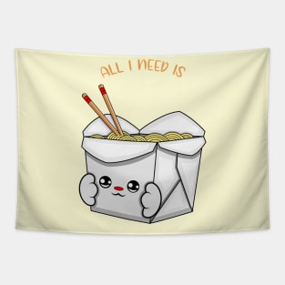 All i need is chinese food, cute chinese food kawaii for chinese food lovers. Tapestry