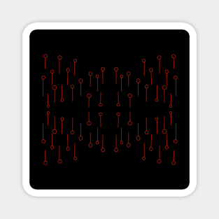 0 and 1 binary code Magnet