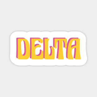 Delta Retro Magnet