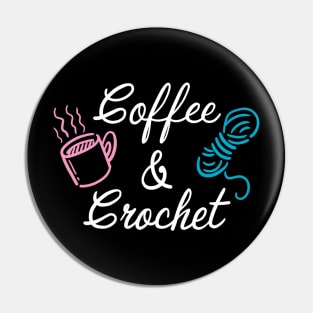 Coffee and Crochet Pin