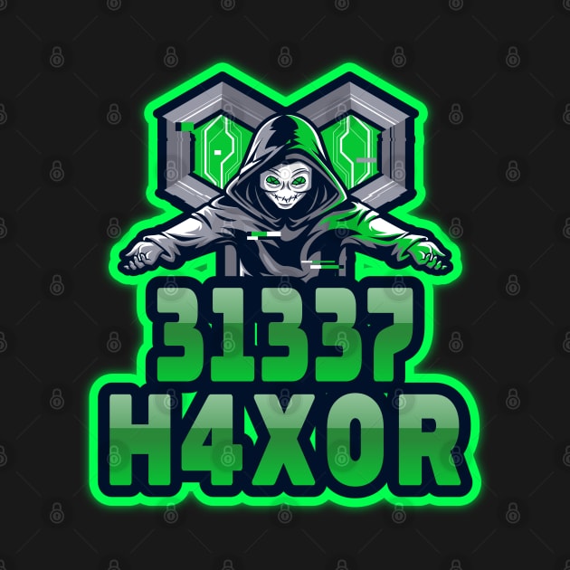 Cyber security - 31337 H4X0R by Cyber Club Tees