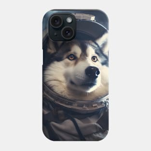 Astro Dog - Alaskan Malamute Phone Case