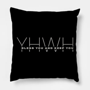 YHWH Bless You and Keep You Pillow