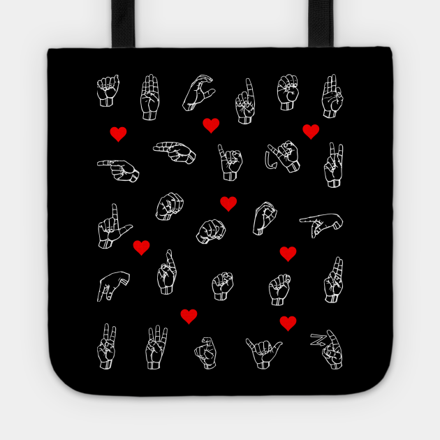 ABCs Individual ASL Alphabet Letters Sign Language Design ...