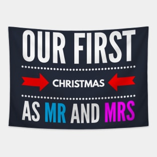 our first CHRISTMAS as mr and mrs Tapestry